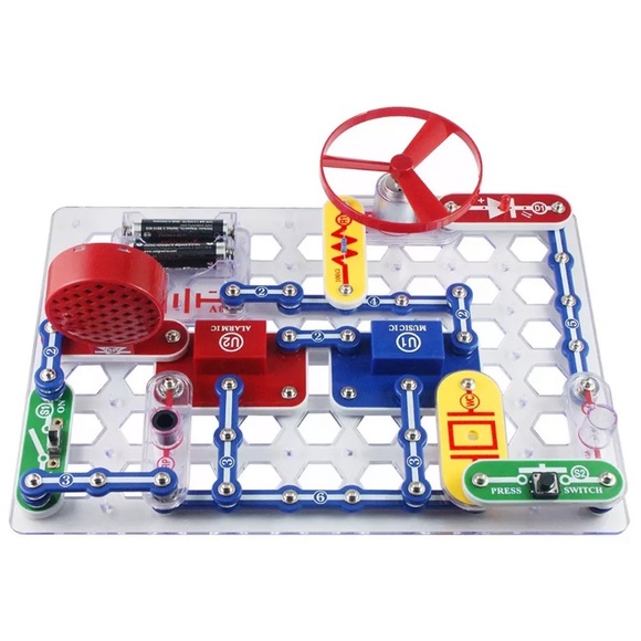 New Snap Circuits Junior SC-100 Electronic Project Kit - Picture 2 of 4